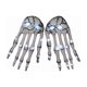 thumbnail image 1 of Manos en forma de esqueleto preiluminadas con LED, 90 cm, de Halloween Decor A Holiday Company, 1 of 1