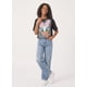 thumbnail image 2 of Polera Crop Top Niña Estampada Juvenil Algodon Suave Moda, 2 of 3