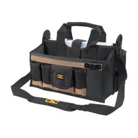 Custom Leathercraft - Bolsa Para Herramientas Personalizada Leathercraft 1529, Bandeja Central Con 16 Bolsillos