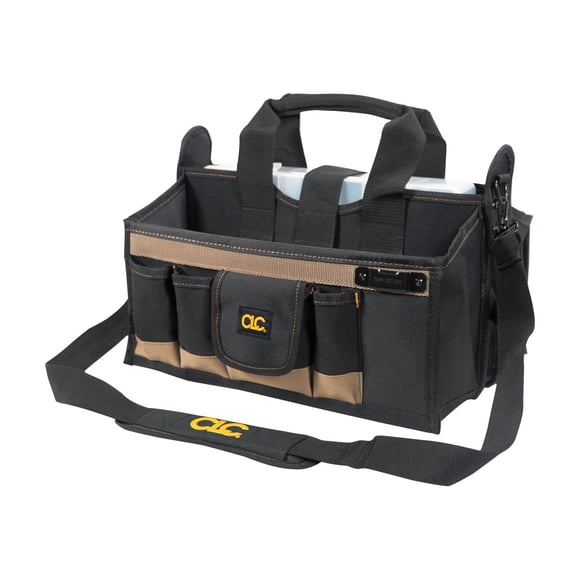 Bolsa para herramientas personalizada LeatherCraft 1529, bandeja central con 16 bolsillos