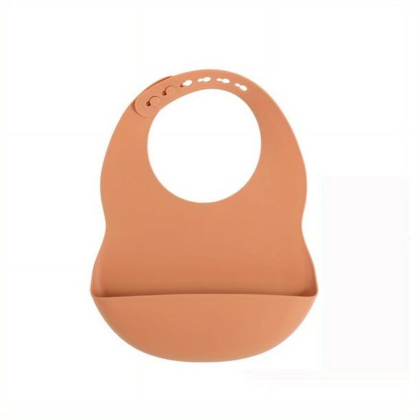 Adjustable BPA-Free Silicone Baby Bib for Mess-Free Feeding and Drooling