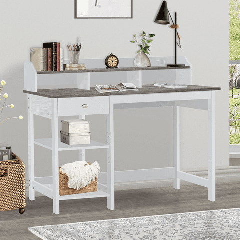 Msa Muebles Santa Ana - Escritorio 1.2 Mt. White Oak Line