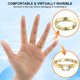 thumbnail image 2 of Guardas de Anillo Eiito Pack de 6 Ajustador Invisible de Talla, 2 of 8