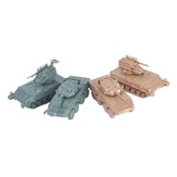 Bothyi - Rompecabezas De Modelo De Tanque 4D A Escala 1/144 De 4 Piezas Para Recuerdos De Fiesta Para Niños