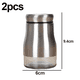 thumbnail image 2 of Salero y pimentero de acero inoxidable con fondo de cristal, accesorios de cocina modernos, 2 of 5