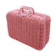 thumbnail image 2 of Maleta Tejida Con Asa, Maleta De Picnic Portátil Para Salidas A Casa, Escritorio, Rosa M, 2 of 5