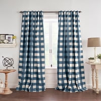 Cortina De Ventana Elrene Home Fashions Farmhouse Living Grainger