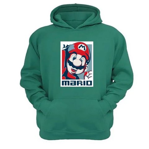 Genérico - Polerón Canguro Plomero Rojo Verde Aguamarina Talla S Unisex