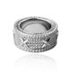 thumbnail image 1 of Anillos Bling Punky de Rapero de Lujo a la Moda para Hombre Chapados en Oro de 14K Brillantes con Hielo para Hombre Hip Hop Zirconia Cúbica Anillos de Compromiso, 1 of 9
