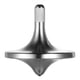 thumbnail image 1 of Peonza giratoria CHEETOP de acero inoxidable Perfect Balance Silver, 1 of 6