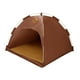 thumbnail image 1 of Tienda De Campaña Para Gatos, Portátil, Suave, De Verano, Plegable, Cama Para Perros Pequeños Para El Hogar, Camping, Interior, L, Marrón, 1 of 3