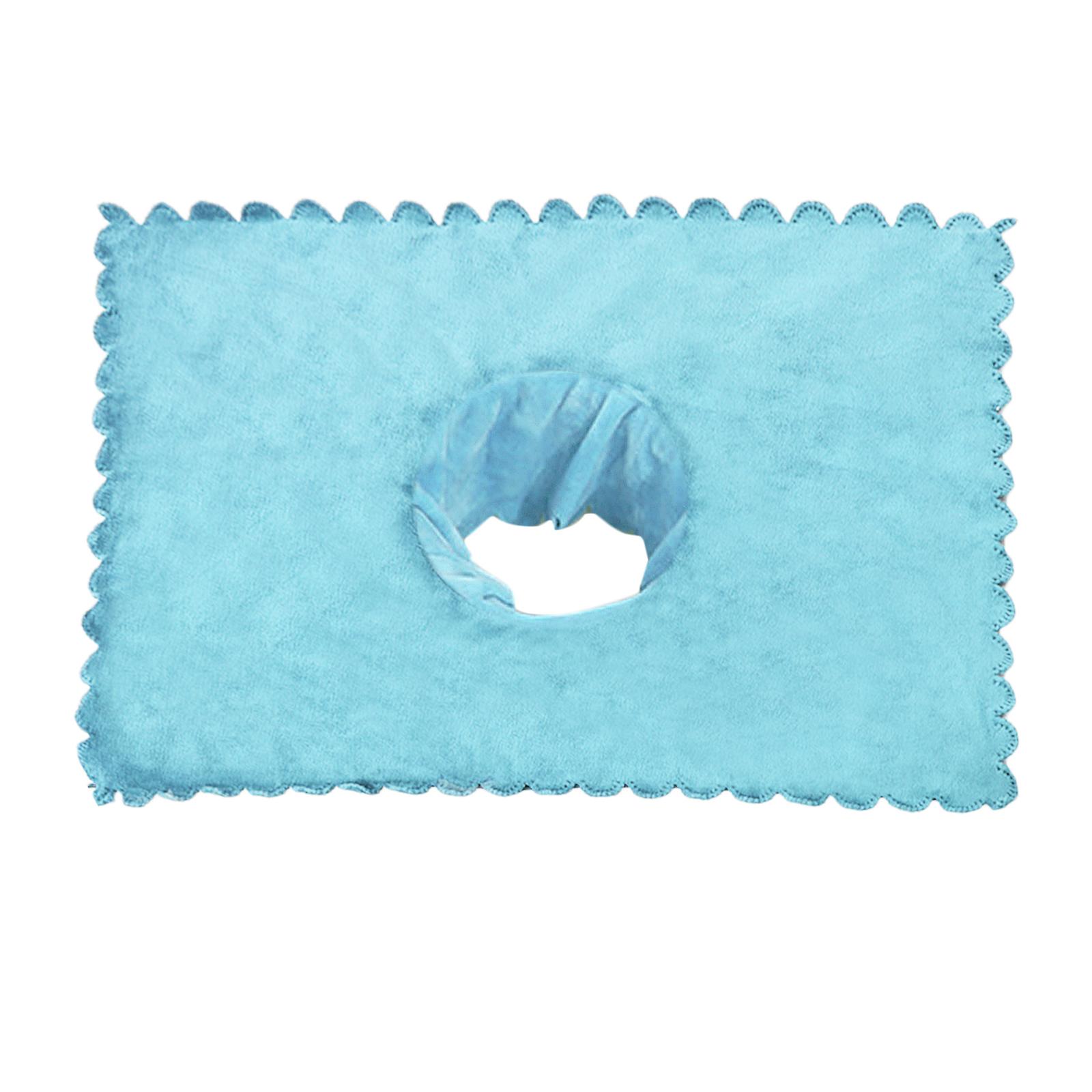 Ioensy - Cubiertas De Sábanas Para Camilla De Masaje Con Agujero Para Respirar En La Cara Cuidado De La Piel Para Camilla De Masaje Azul