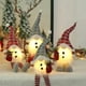 thumbnail image 2 of Pack de 4 Duendes Navideños Luminosos tono Blancos, Rojo y Gris, 2 of 6