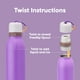 thumbnail image 3 of Botella de agua Owala FreeSip Twist con aislamiento de 700 ml, color morado, 3 of 3