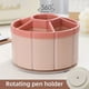thumbnail image 1 of Large Capacity Rotatable Pen Holder for Desktop Storage (6 Grids), 1 of 5