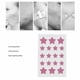 thumbnail image 3 of 18 Sheet Hydrocolloid Pimple Patch Waterproof Cartoon Star/Heart Shape Spots Pimple Treatment Concealer Patches Cover Patch, 3 of 3