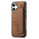 thumbnail image 2 of Funda Protectora con Correa para iPhone 16 Resistente a Golpes Marrón, 2 of 6