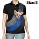 thumbnail image 1 of Portabebés para perros, de malla transpirable, con manos libres, correa acolchada ajustable, bolsa frontal, bandolera individual para perros y gatos., 1 of 8