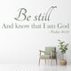 thumbnail image 2 of Decomural Be Still Bible Verse WS-42976, 2 of 2