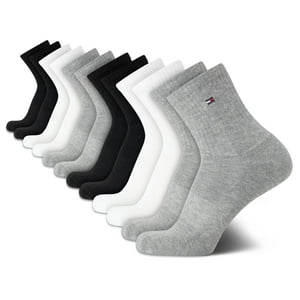 Calcetines Tommy Hilfiger Para Hombre, Paquete De 12 Unidades, Grises, Tallas 7-12