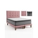 thumbnail image 3 of Cama 2 Plazas Base Europea + Colchón 34 cm con topper + Resortes Bonnell + Respaldo Tapizado, 3 of 3