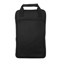 Magideal - Bolsa De Mazo De Baqueta Profesional, Baquetas De Percusión, Funda, Soporte, Bolsa De Almacenamiento De Baquetas Colgantes Para Cepillos, Varillas, Negro