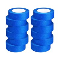 Bothyi - 12 Piezas De Cinta De Pintor Azul, Cinta De Pintura Para Dibujar, Manualidades, Artes, Multiusos, 2,0 Cm X 20 M