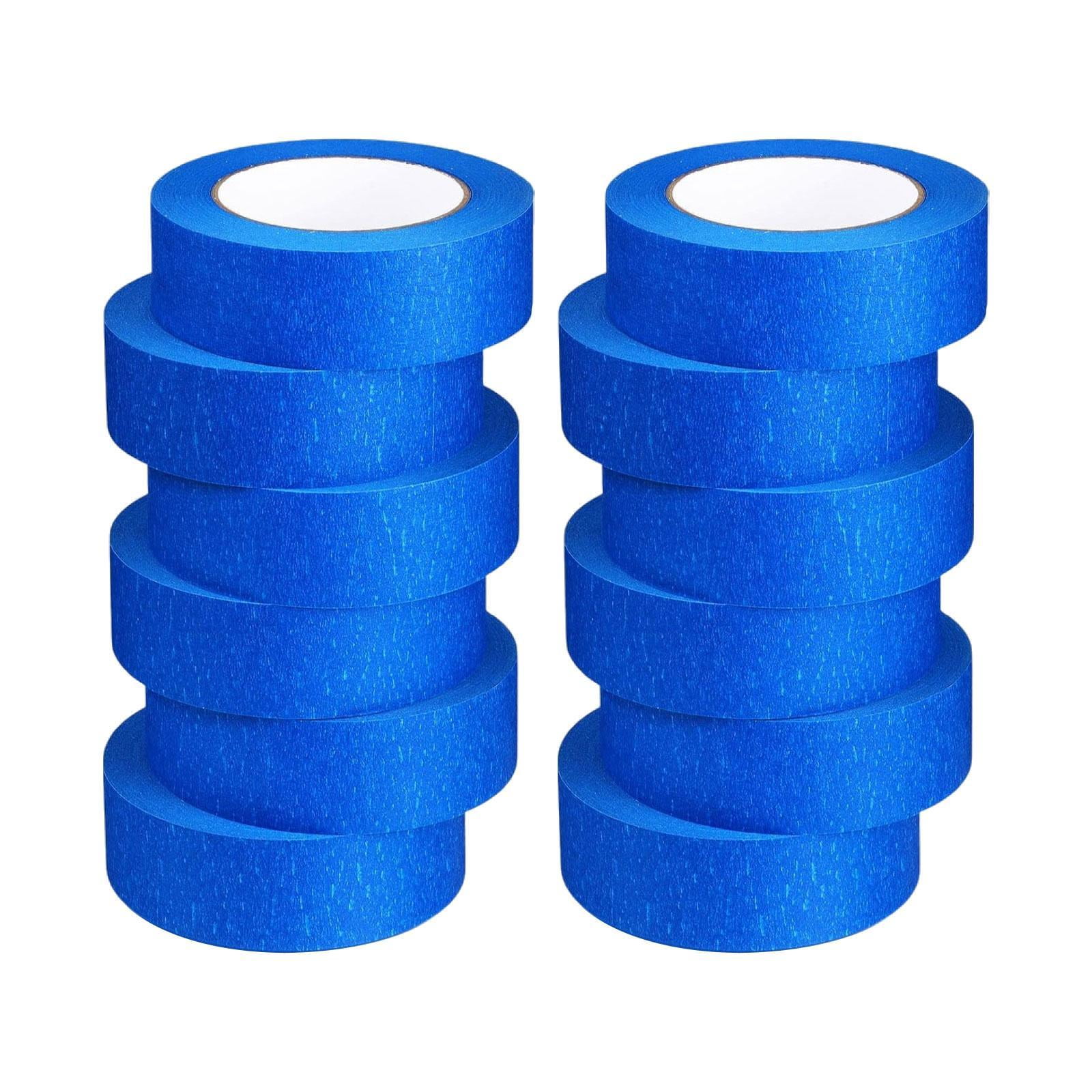 Bothyi - 12 Piezas De Cinta De Pintor Azul, Cinta De Pintura Para Dibujar, Manualidades, Artes, Multiusos, 2,0 Cm X 20 M