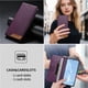 thumbnail image 4 of Funda Tipo Cartera de Cuero Sintético para Samsung Galaxy S26 Edge Bloqueo RFID, con Ranuras para Tarjetas y Bolsillo para Efectivo, Cierre Magnético Fuerte Morado, 4 of 6