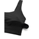 thumbnail image 5 of Sujetador deportivo CRZ YOGA Butterluxe, espalda en U, cuello redondo, acolchado, negro, 5 of 7