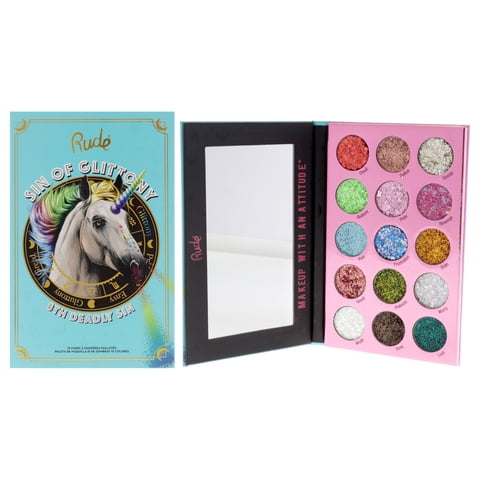 Rude Cosmetics - Sin Of Glittony Paleta De Purpurina De Para - Sombra De Ojos