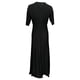 thumbnail image 2 of Vestido Attitudes de Renee Como Jersey Illusion Waist Black S, 2 of 5