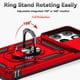 thumbnail image 5 of Funda Resistente Anillo Soporte Motorola Moto G Stylus 2025 Privacidad Cámara Montaje Magnético Rojo, 5 of 6