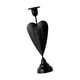 thumbnail image 3 of Candelabro Cónico De Hierro Negro, Adorno De Mesa Para Dormitorio, Ligero, Resistente, 5,5x23cm, 3 of 3