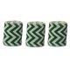 thumbnail image 1 of Cinta AAYU de yute con estampado chevron, 5 cm, verde, 13,7 m, 1 of 5