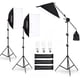 thumbnail image 1 of Kit de luz LED Softbox Kit de luz LED Softbox para fotografía Kit de luz LED Softbox Kit de luz LED para estudio de fotografía Softbox con bombilla LED de 45 W * 3 / Softbox de 50 x 70 cm * 3 / 2 M, 1 of 6
