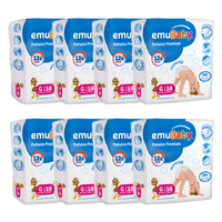 Pack X8 Emubaby Premium G 144 Pañales