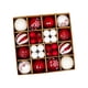 thumbnail image 1 of 44x Bolas De Navidad Adornos árbol De Navidad Decoración Colgante Para Cumpleaños Rojo Y Blanco, 1 of 5