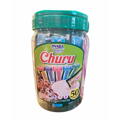 Inaba - Churu Perro Variedades De Pollo 50 Tubos (14 Gr C/U)