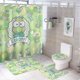 thumbnail image 1 of Rana Keroppi-theme 4-Piece Shower Curtain Set with Rugs, Waterproof Bathroom Decor Set Includes Bath Mat, U-Shaped Rug, Toilet Lid Cover and Curtain with Hooks, 1 of 6