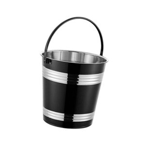 Bothyi - Cubo Para Servir Vino De 1,7 L, Ideal Para Enfriar Vino, Fiestas En Restaurantes, Color Negro