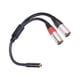 thumbnail image 3 of Adaptador De Cable De Audio Jack Estéreo Convertidor De Cable Auxiliar Y Divisor Para El Hogar, 3 of 5