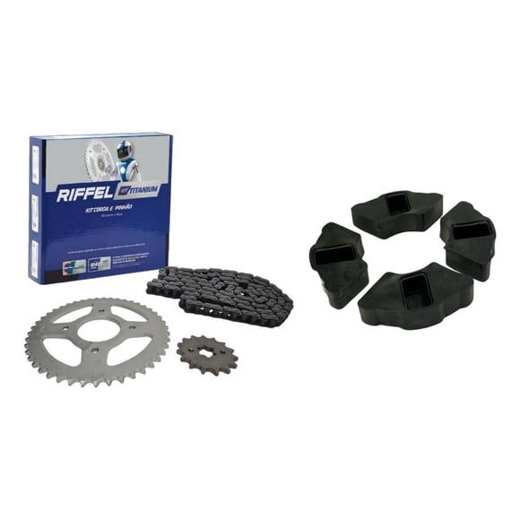Kit De Transmision Yamaha Ybr 125 / Ybr 125z + Damper Japon