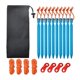 thumbnail image 5 of Clavijas De Toldo De Toldo De Carpa De Camping De 18 Cm Para Acampar Senderismo Azul Cielo, 5 of 5