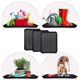 thumbnail image 5 of Juego de 3 alfombras para botas Flowerting negras 35 × 27 cm, 5 of 8