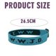 thumbnail image 4 of Pulsera unisex con estampado de letras jacquard y correa de muñeca ajustable WWJD, 4 of 5