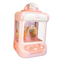 Magideal - Máquina De Juguete De Garra Con Máquina Expendedora De Música Juego De Arcade De Juguete Máquina De Garra Juguetes Interactivos Máquina De Muñeca Para Rosado