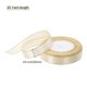 thumbnail image 2 of Cinta Ancha de Satén con Bordes de Oro Ribete de Tela Grosgrain para Envolver Regalos Ramo de Boda Blanco Crema 3/4 Pulgada x 25 Yardas, 2 of 7