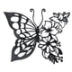 thumbnail image 3 of Mariposas Arte De La Pared Silueta De Metal Forjado Para La Decoración De La Cerca Del Dormitorio 29.5cmx24cm, 3 of 6