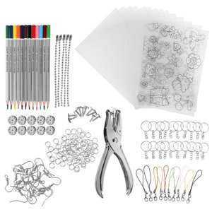 Bothyi - Juego De Láminas De Plástico Termorretráctil Película Retráctil Para Llavero 192 Piezas